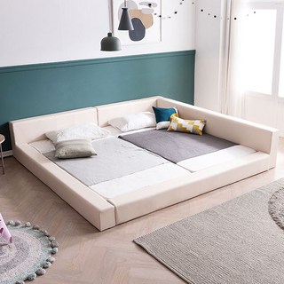 [삼익가구]데니 밸런스 패밀리 침대 SS+SS(매트제외), 아이보리