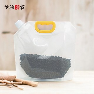 生活采家 雜糧保鮮密封袋 5入裝 加厚密封袋 白米保鮮袋 分裝袋 透明密封袋 雜糧密封袋, 1個, 5入裝2.5L, 5