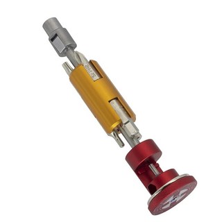 자전거 보이지 않는 수리 도구 체인 커터 세트 멀티 휴대용 키트 육각 스크루 드라이버 T25 렌치 리벳 마운틴 정비 키트, 03 red, 1개