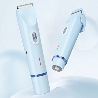 CozyTemp-모근제거기 y존 겨드랑이 브라질리언 전동 제모기 남성 여성 제모기계, 블루