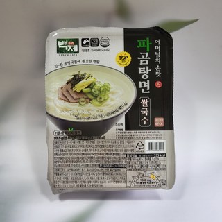 백제 파곰탕면 쌀국수, 93.5g, 1개