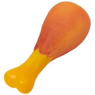 루리펫 강아지 닭다리 삑삑이 장난감, 옐로우, 1개