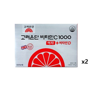 고려은단 비타민C 1000 이지+D (6개월분), 180정, 2개