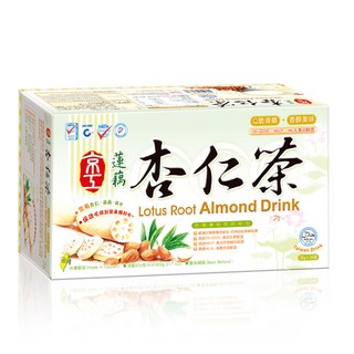 蓮藕杏仁茶 杏仁茶 隨身包 沖泡飲品 減糖蓮藕杏仁茶 杏仁麥片飲, 1個, 蓮藕杏仁茶30g/包  10包/盒
