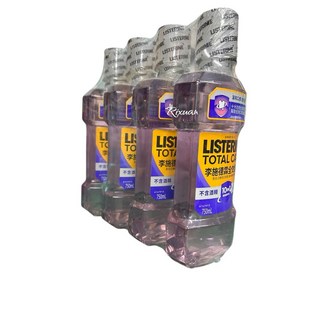 李施德霖 全效護理漱口水 無酒精配方750毫升 X 4入, 1個, 一組4罐價