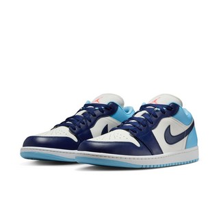 韓國 代購AIR JORDAN 1 LOW 休閒鞋 男款 藍白 553558-149