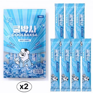 쿨박사 쿨링티슈 데오 쿨링 시트 타올 쿨스카프 특대형 7매 2 do유통, 7매입 × 2개 hl유통 1299692