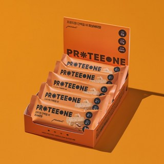 (소비기한 2026.02 특가) 프로티원 단백질바 저당 프로틴바 피넛버터맛 에너지바 칼로리바 간식, 10개, 50g