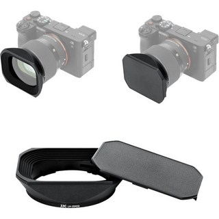 JJC ALC-SH168 양면 렌즈 후드 쉐이드 소니 FE 24-70mm F28 GM II SEL2470GM2용 교체용 82mm 필터 및 캡 부착 가능, For Sigma 56mm F1.4 Lens, 1개