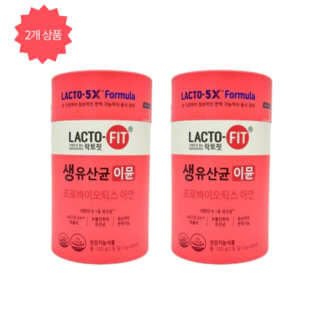 락토핏 생유산균 이뮨 60p, 120개, 2g