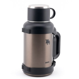 MOZ 스웨덴 포스코 316스텐 아웃도어맥스 대용량 보온병 캠핑 글램 야외활동 보온보냉병, 1개, 2500ml, 티타늄실버