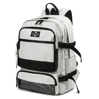 남학생 옆면 끈장식 망사포켓 책가방 대 10대 대학생배낭 신학기선물