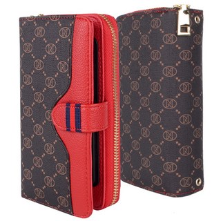 지원군몰 NLC-01 지퍼형 다이어리 전기종 핸드폰 케이스 카드 지퍼수납+손목스트랩+어깨끈 지갑형 가죽 폰케이스