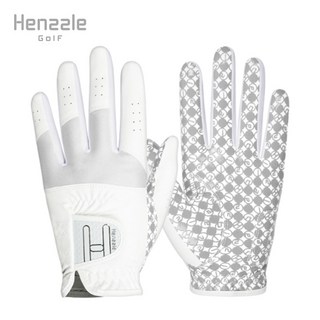 핸즐 여성 양손 골프장갑, 화이트그레이, 1개