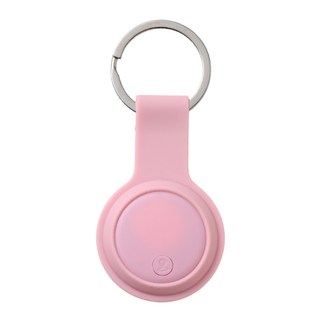 可愛狗狗造型智能定位器，輕巧便攜，寵物追蹤器配件, 粉色 (平果專用), 1個
