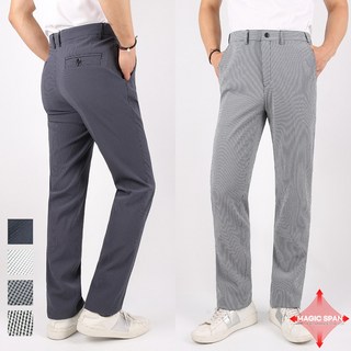 여름 크로스빌(정품) 시어서커스판팬츠 남성 팬츠 핏좋은 신축성 골프 아이스 통기성 퀵드라이 빅사이즈 지지미 하의 바지