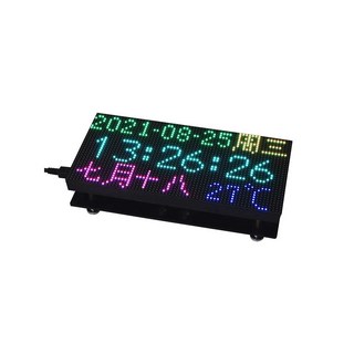 도트 매트릭스 디스플레이 RGB 풀 컬러 LED HUB75, 1개, 64x32 4mm 간격