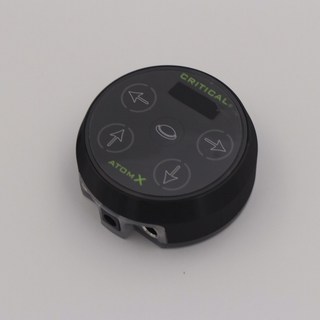 Critical 庫力帝克 ATOMX 數位式紋身電源 液晶顯示 無需腳踏 刺青機穩壓器, 1個, 黑色, 黑色