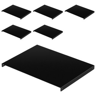 KI WISH 居家生活 平面置物板 46cm 鐵架配件 台灣製造, 黑色, 6個