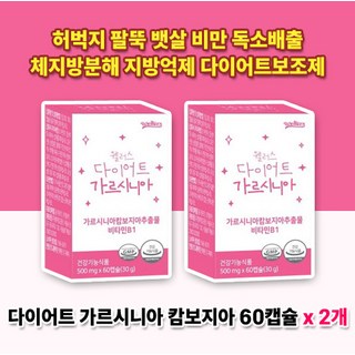 뱃살 독소배출 살빠지는 살빼는 보조제 약 가르시니아추천 다이어트 가르시니아 60캡슐