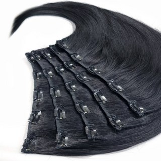 프리티레이디 풍성한 숱의 3겹 겹친 똑딱이 헤어피스 5핀 붙임머리 (너비 25cm), 1개, #NA, 65cm