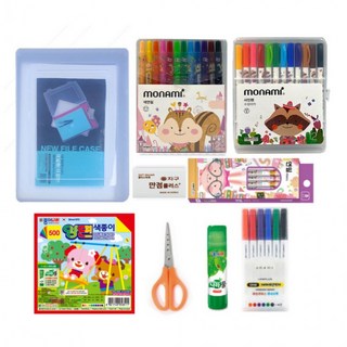 초등학생학용품세트 9종 초등입학 선물 유치원졸업, 여아