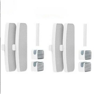 샤오미 미지아 스마트 반려동물 물 디스펜서 미지아 앱용 자동 반려동물 음소거 음료 피더 그릇 필터 액세서리 분수 개 고양이, 6.Only 2pc Filter kits, 1개