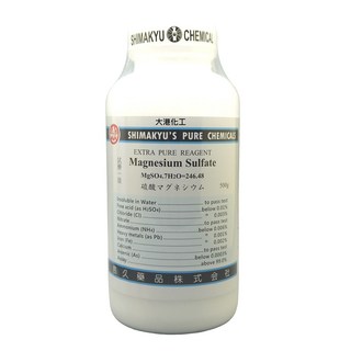 大港化工原料行 硫酸鎂 試藥 - 500克 瀉鹽 鎂鹽 試藥級, 500g, 1個