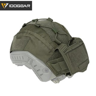 밀리터리 파우치 IDOGEAR 사냥용 나일론 헤드웨어 커버 NVG 배터리 포함 해상 헬멧 사냥