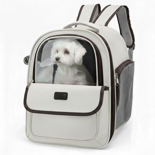 피디노스 강아지 고양이 가방 백팩, 1개, 블랙