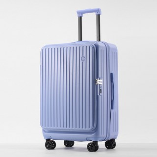 跑者體育 THE RUNNER 槍灰色可擴容40%煞車輪行李箱，附贈貼紙、行李牌、束帶，20/24/28吋可選