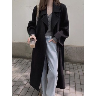 고급감 캐시미어 코트 양면 울 키작은 사람 미디움 외투