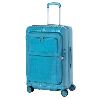 Departure《前開式拉鍊煞車箱》22吋1/9分前開 PC靜音輪 旅行行李箱 HD516S-22