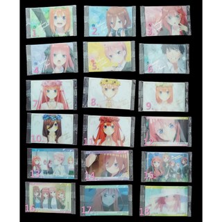 五等分的花嫁 角色小卡 琳瑯滿目收藏, 1個, 6.