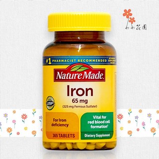 Nature made萊萃美 iron鐵 65mg 365顆 (2028/04), 1個