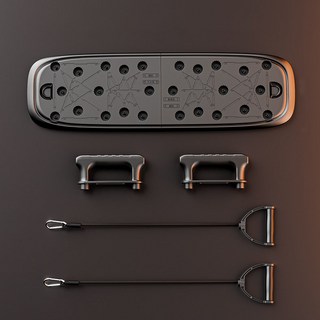 와이피 홈트레이닝 팔굽혀펴기 푸쉬업바 접이식, 블랙