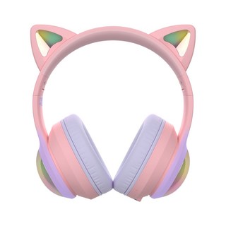 앱코 아동용 EH300 유 무선 블루투스 헤드셋, 핑크, ABKO EH300