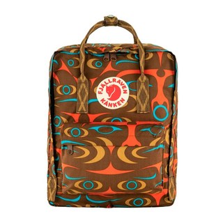 北極狐Fjallraven Kanken Art 2024 16L 後背包 棕橘色空肯包, 1個