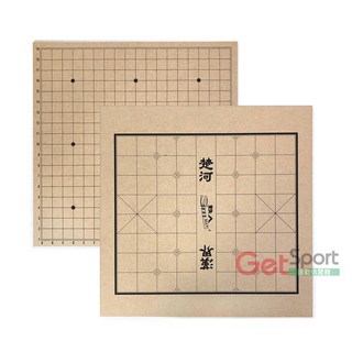 鐵人牌棋板(象棋圍棋二用)(木製棋盤/益智遊戲/桌遊/19路圍棋盤/台灣製), 詳見包裝, 隨機出貨, 1個