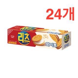 리츠 샌드위치 크래커 화이트, 24개, 77g