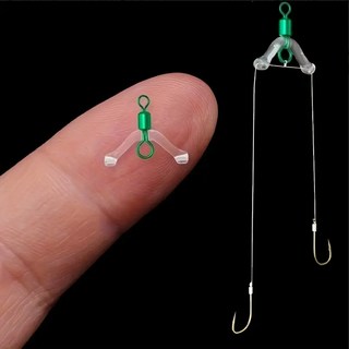 COVERONE 줄꼬임 방지 실리콘 벌림채비 미니편대 부품 20p 세트, 1세트, 20개입