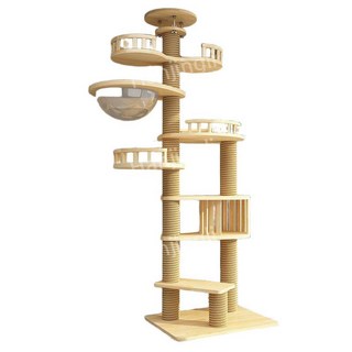 캣타워 대형 원목 타워 놀이터 선반 캣워크 패키지 고양이 캣폴 캣 벽타워, C