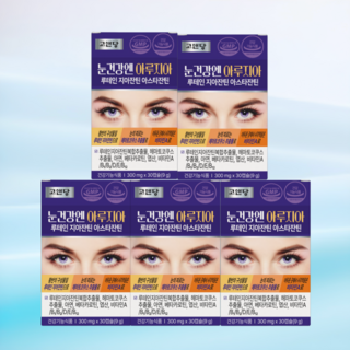 고앤당 눈건강엔 아루지아 루테인지아잔틴 아스타잔틴 5박스 5개월분, 1. 고앤당 눈건강엔 아루지아  5개월분, 5개, 30정