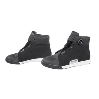 KOMINE BK301 旋鈕式快速調整 WP 休閒車靴 防水 通勤好幫手, 黑,27