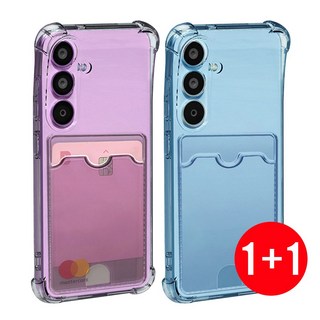 갤럭시 S25FE 카드 케이스 1+1 범퍼 젤리 실리콘 S731