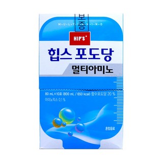 마시는 포도당 힙스 포도당 멀티아미노 ( 80ml 10팩 ), 800ml, 1개