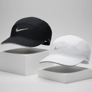 나이키 플라이 드라이핏 ADV 언스트럭처 캡 블랙 화이트 러닝 등산 모자 FB5681