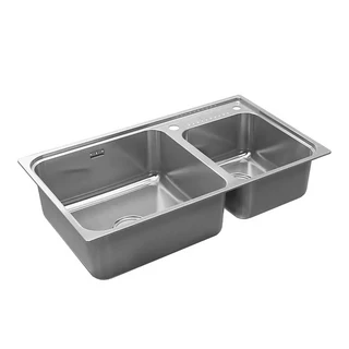 Kohler Cuff 32吋 不鏽鋼雙槽廚房水槽, 1個