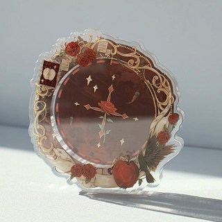 热款促销 多彩選擇小紅書同款吧唧亞克力相框裝飾禮物徽章顏值桌面擺件送朋友閨蜜, 綠色吧唧框【1個】,新品限時搶購