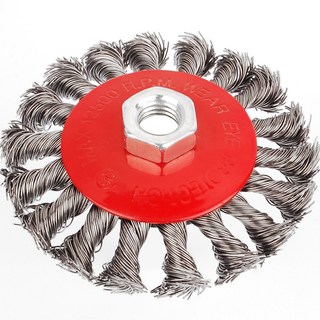 트위스트 반컵브러쉬 와이어 그라인더 꼬임 컵브러쉬, 1개